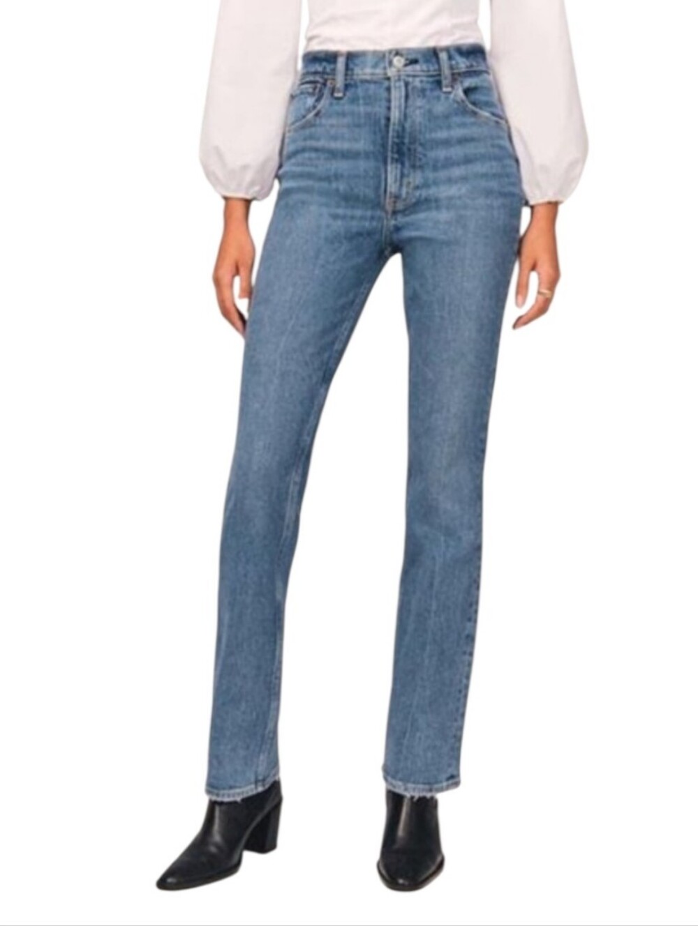 Abercrombie & Fitch 70s Vintage Flare Ultra High Rise Jeans 00 Short